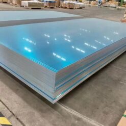 ALUMINIUM PLAIN SHEET WITH BLUE FILM