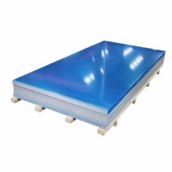 ALUMINIUM PLAIN SHEET WITH BLUE FILM