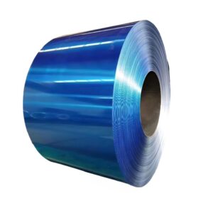 ALUMINIUM PLAIN COIL WITH BLUE FILM
