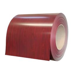 PREPAINTED STEEL COIL WITH RED WOODEN COLOR