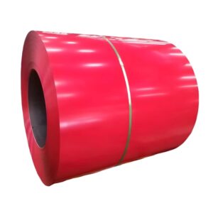 STEEL PREPATINED WITH SIGNAL RED
