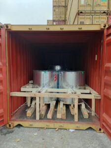 GALVANIZED COIL LOADING